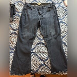 Democracy plus size 20 very stretchy Women's Boot Cut Jeans in blue